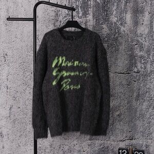 Givenchy Mohair Letter Jacquard Knit